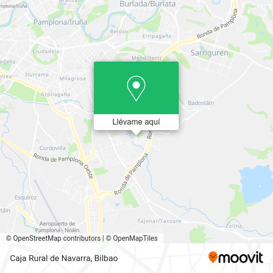Mapa Caja Rural de Navarra