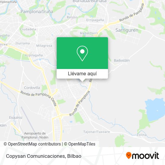 Mapa Copysan Comunicaciones