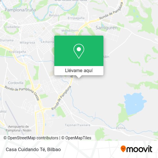 Mapa Casa Cuidando Té