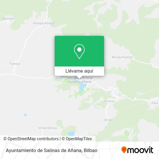 Mapa Ayuntamiento de Salinas de Añana