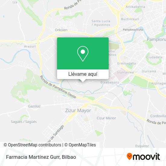 Mapa Farmacia Martínez Gurr