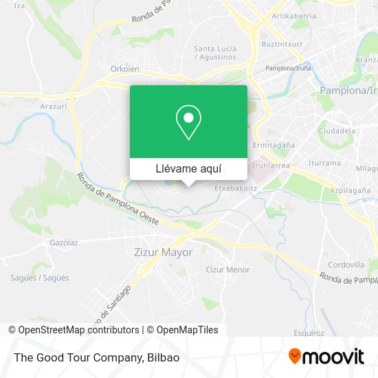 Mapa The Good Tour Company
