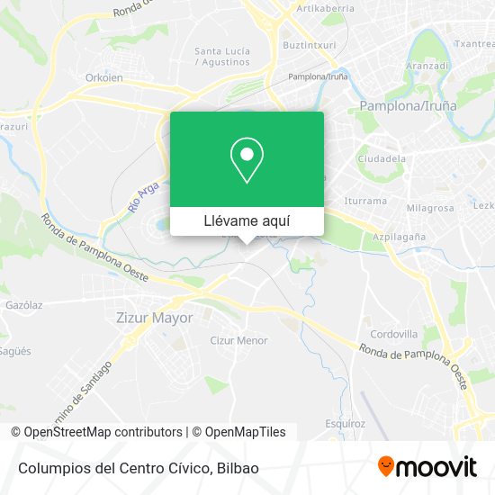 Mapa Columpios del Centro Cívico