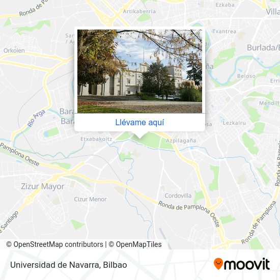 Mapa Universidad de Navarra