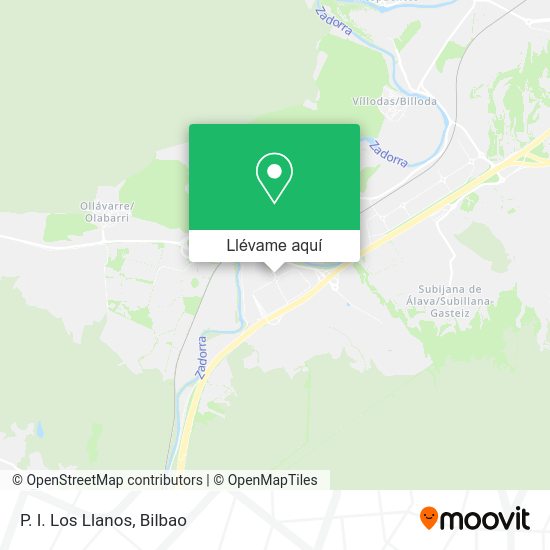 Mapa P. I. Los Llanos