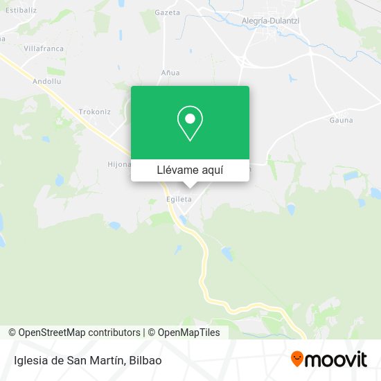 Mapa Iglesia de San Martín