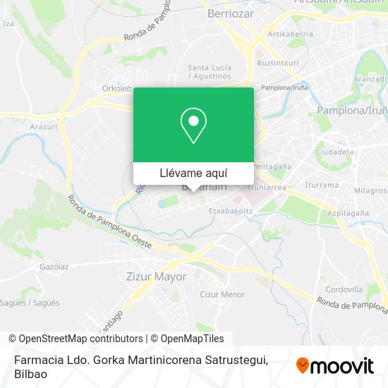 Mapa Farmacia Ldo. Gorka Martinicorena Satrustegui