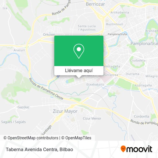 Mapa Taberna Avenida Centra