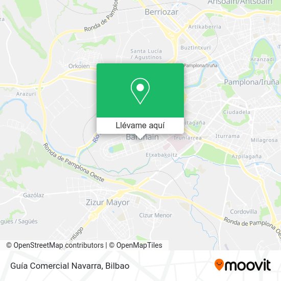 Mapa Guía Comercial Navarra