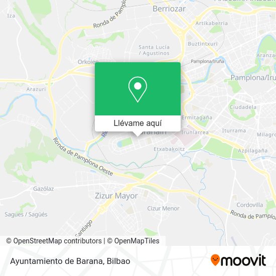 Mapa Ayuntamiento de Barana
