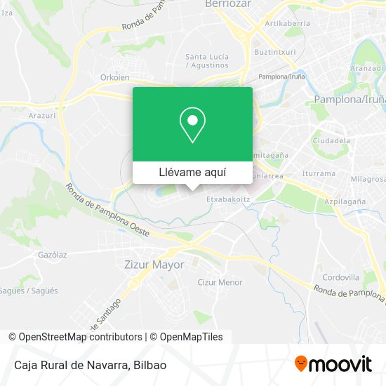 Mapa Caja Rural de Navarra