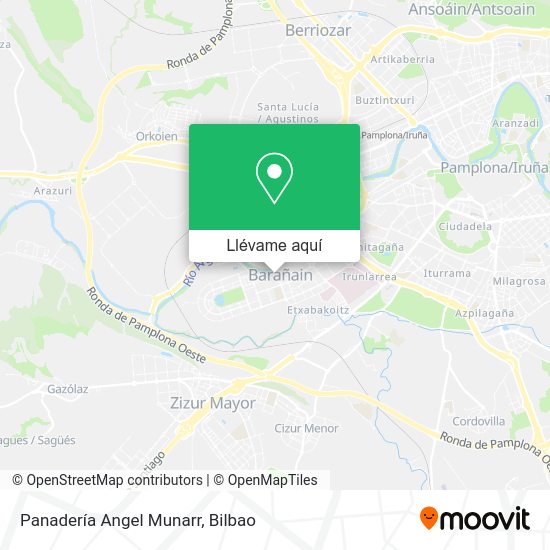 Mapa Panadería Angel Munarr
