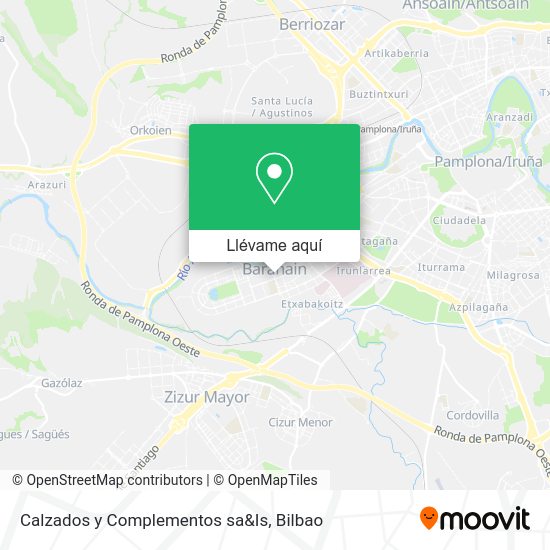Mapa Calzados y Complementos sa&Is