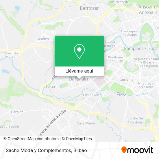 Mapa Sache Moda y Complementos