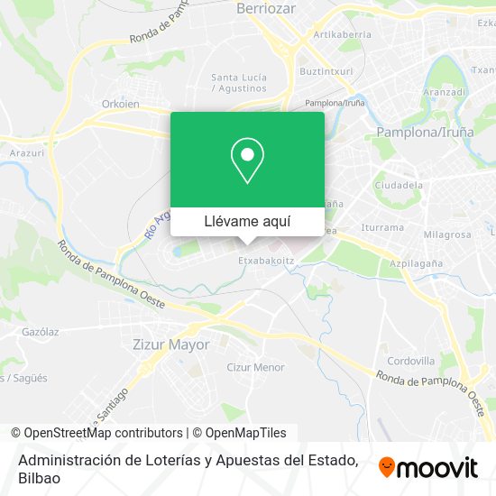 Mapa Administración de Loterías y Apuestas del Estado