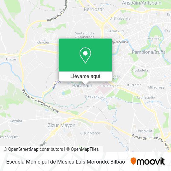 Mapa Escuela Municipal de Música Luis Morondo
