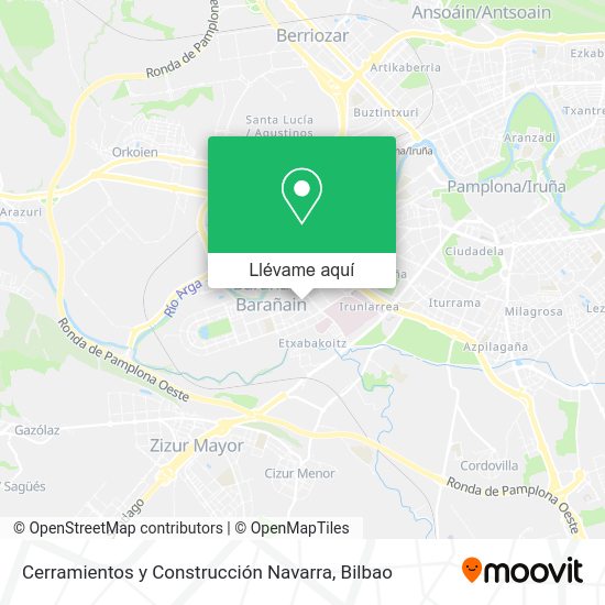 Mapa Cerramientos y Construcción Navarra