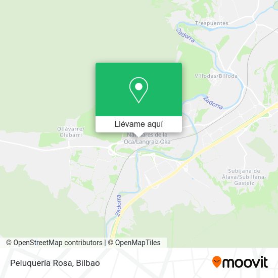 Mapa Peluquería Rosa