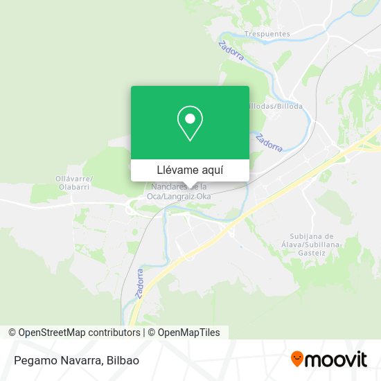 Mapa Pegamo Navarra