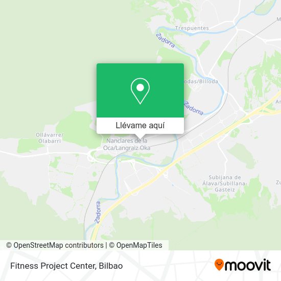 Mapa Fitness Project Center
