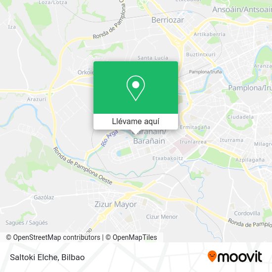 Mapa Saltoki Elche