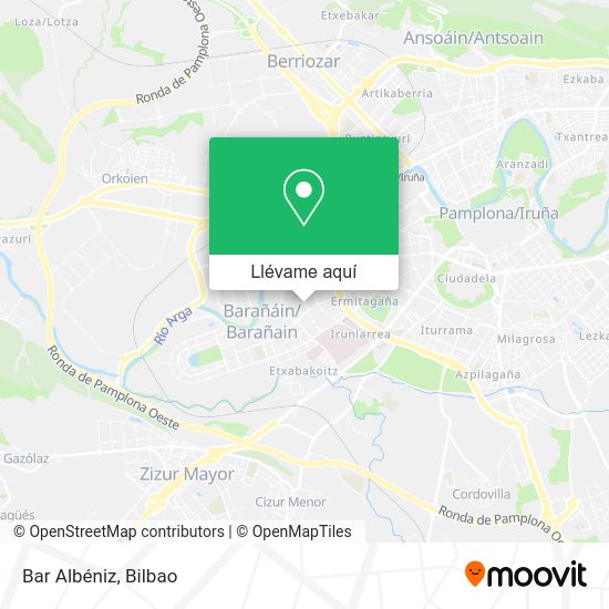 Mapa Bar Albéniz
