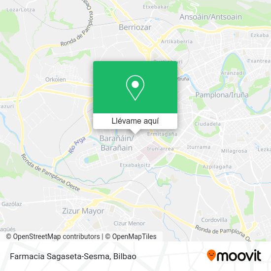 Mapa Farmacia Sagaseta-Sesma