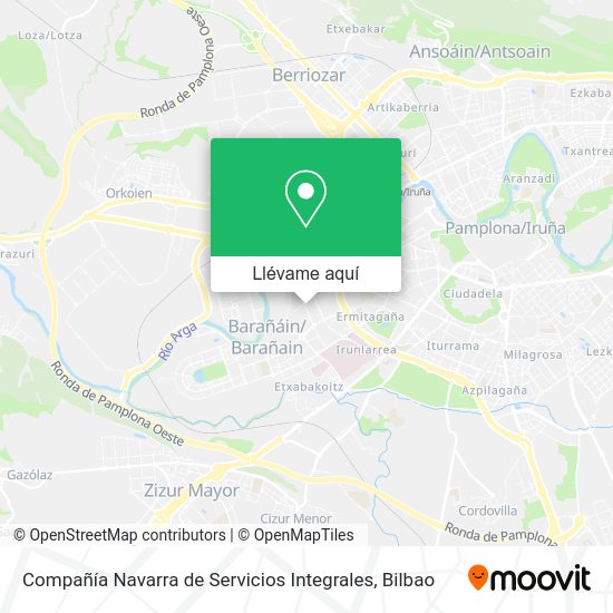 Mapa Compañía Navarra de Servicios Integrales