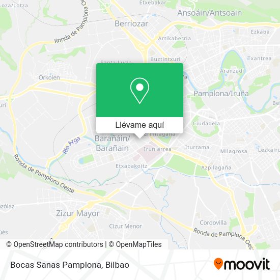 Mapa Bocas Sanas Pamplona