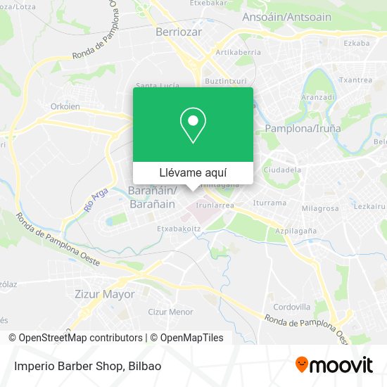 Mapa Imperio Barber Shop