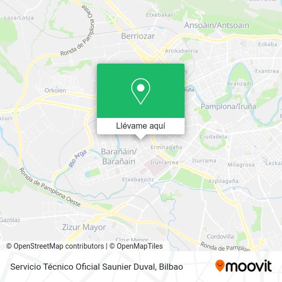 Mapa Servicio Técnico Oficial Saunier Duval