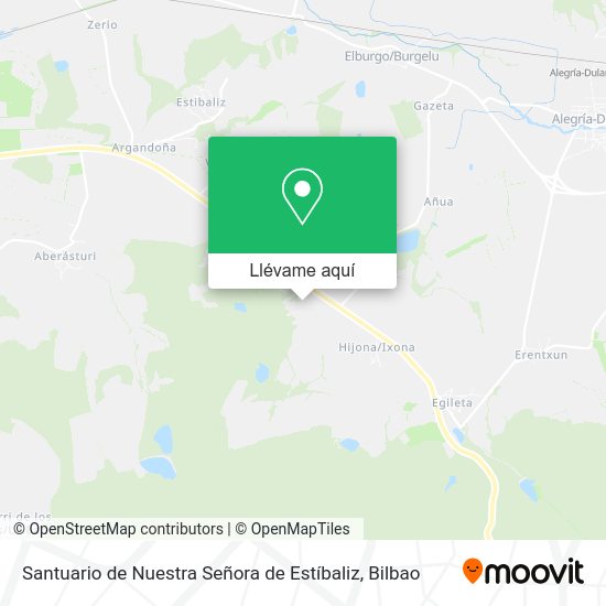 Mapa Santuario de Nuestra Señora de Estíbaliz