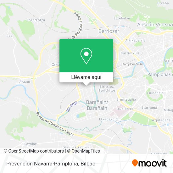 Mapa Prevención Navarra-Pamplona