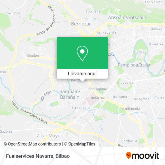 Mapa Fuelservices Navarra