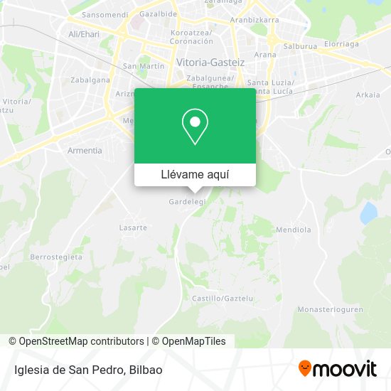 Mapa Iglesia de San Pedro