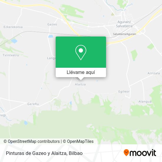 Mapa Pinturas de Gazeo y Alaitza