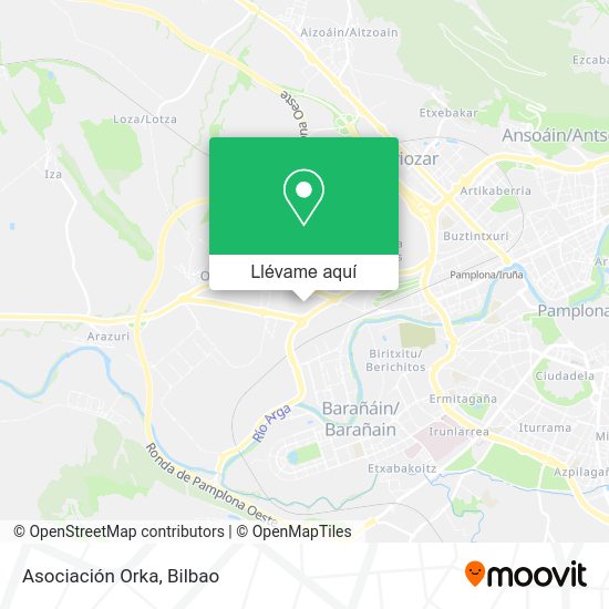 Mapa Asociación Orka