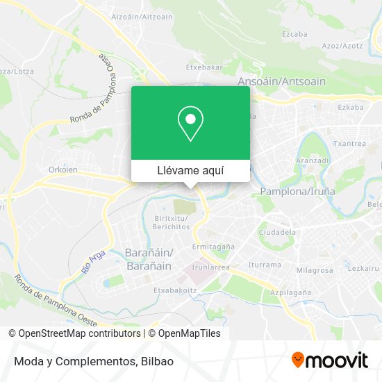 Mapa Moda y Complementos