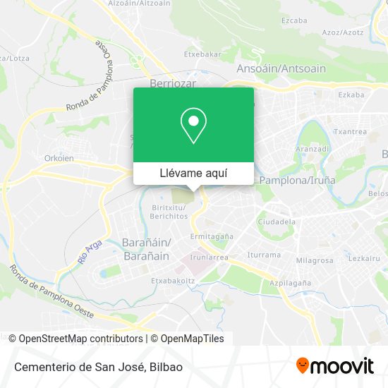 Mapa Cementerio de San José