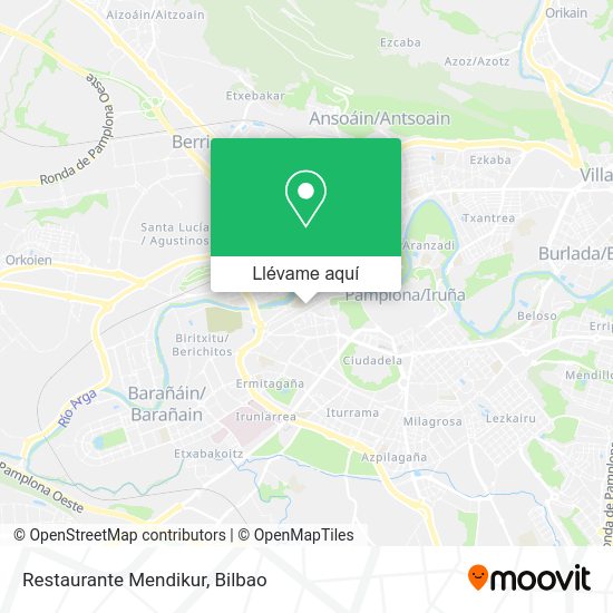 Mapa Restaurante Mendikur