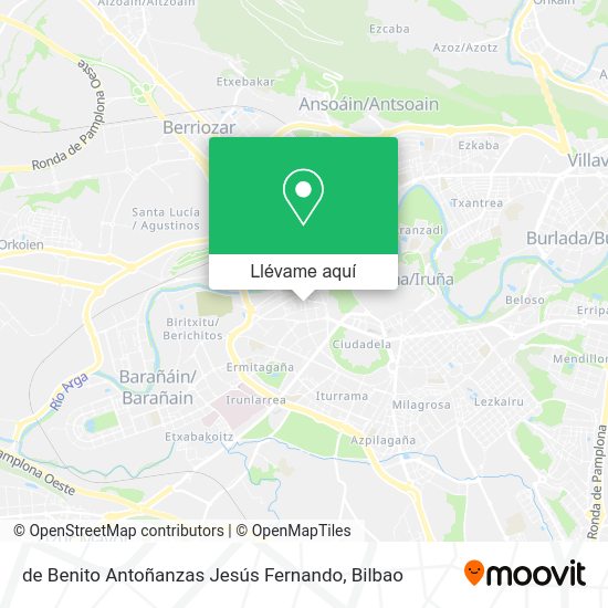 Mapa de Benito Antoñanzas Jesús Fernando