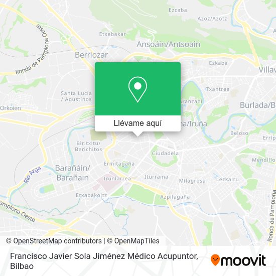 Mapa Francisco Javier Sola Jiménez Médico Acupuntor