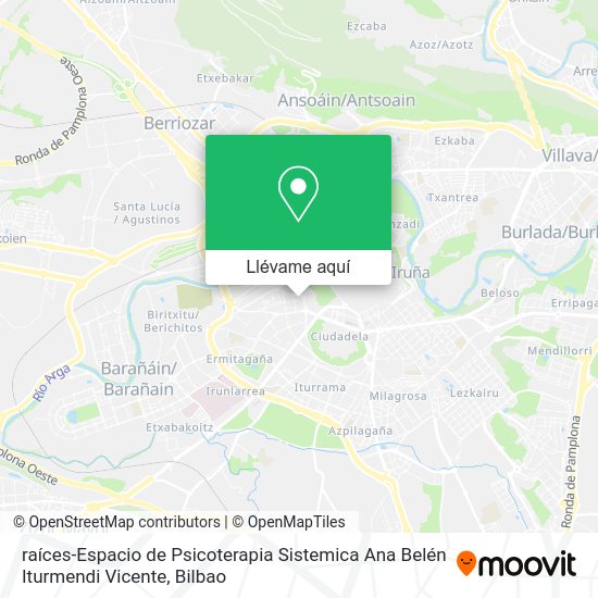 Mapa raíces-Espacio de Psicoterapia Sistemica Ana Belén Iturmendi Vicente
