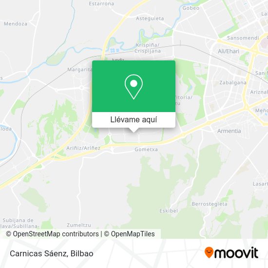 Mapa Carnicas Sáenz