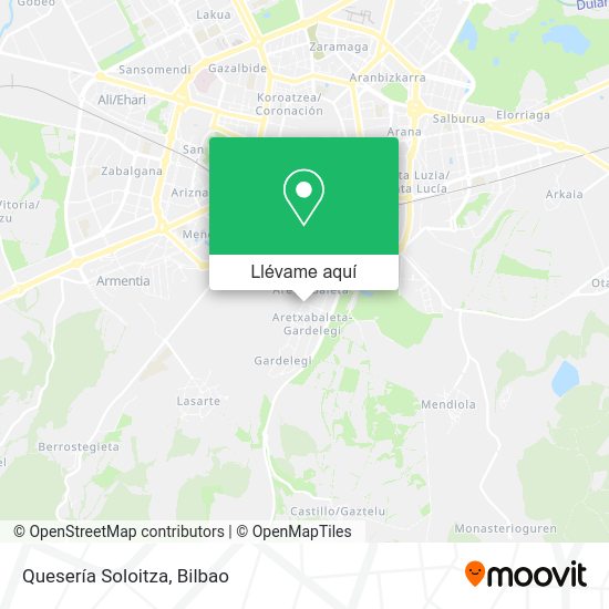 Mapa Quesería Soloitza