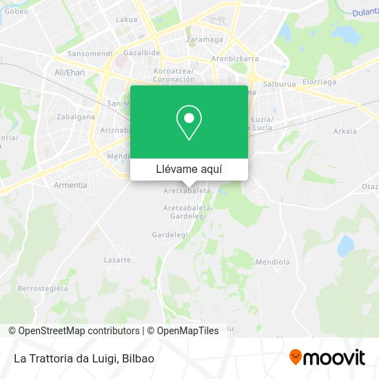 Mapa La Trattoria da Luigi