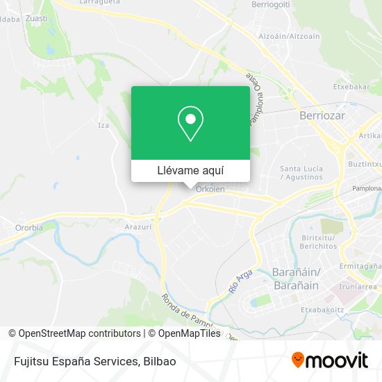 Mapa Fujitsu España Services