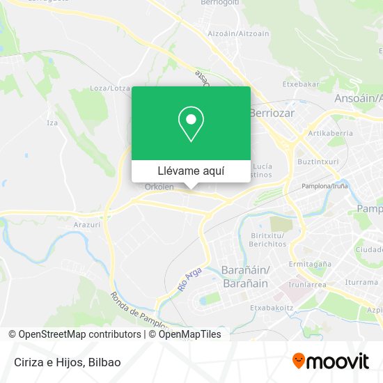 Mapa Ciriza e Hijos