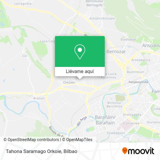 Mapa Tahona Saramago Orkoie