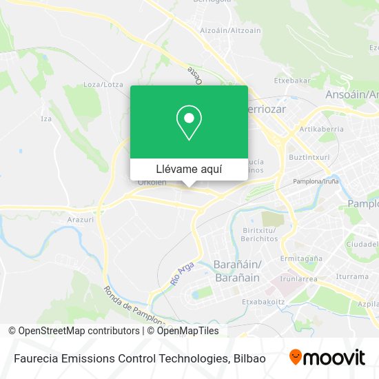 Mapa Faurecia Emissions Control Technologies